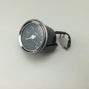 Speedometer 60mm med krom kant