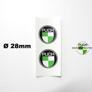 Ø 28mm klistermærke PUCH logo