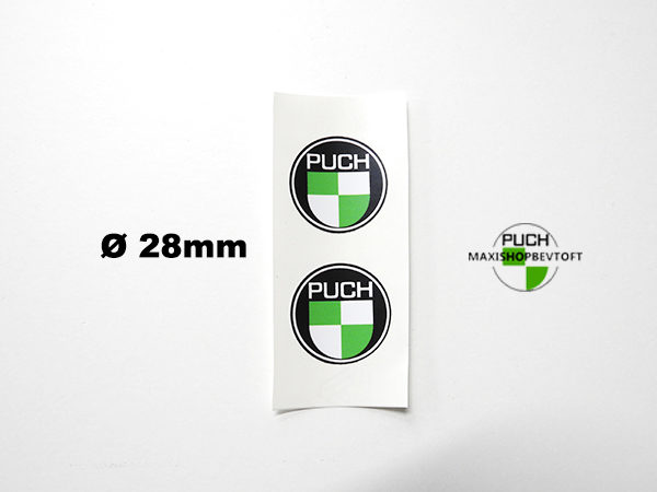 Ø 28mm klistermærke PUCH logo