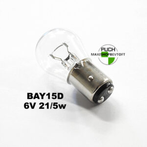 BAY15D Pære for baglygte 6v 21/5w