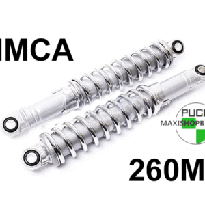 260MM IMCA Støddæmpere grå ben med krom fjeder