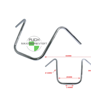 Chopper styr krom bred model 38CM til PUCH Maxi
