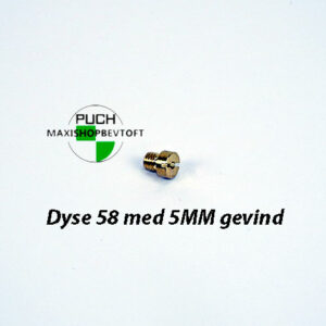 Dyse 58 med 5mm gevind