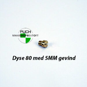 Dyse 80 med 5mm gevind