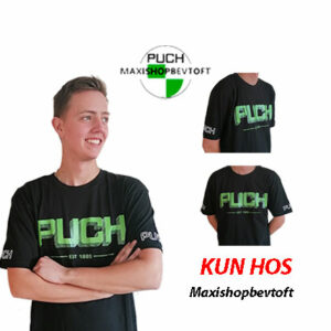 MEDIUM T-shirt PUCH SINCE 1889 sort/grøn