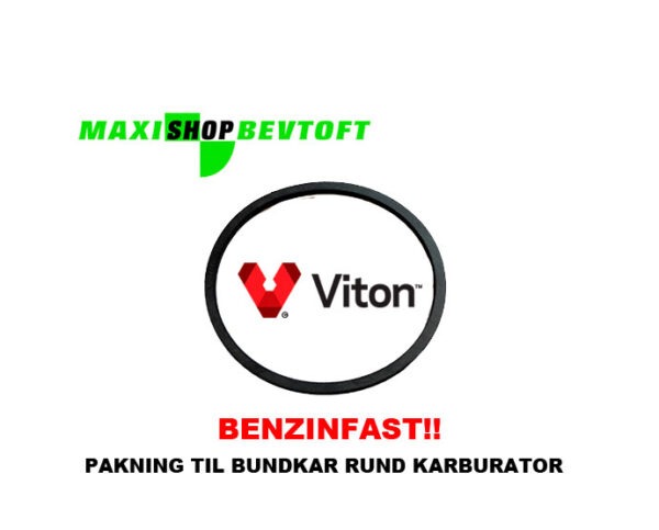 BENZINFAST Bundpakning for rund Karburator